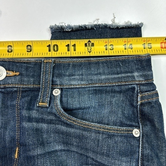 Hudson Ankle Krista Super Skinny Raw Hem Jeans Size 27 - Picture 7 of 12